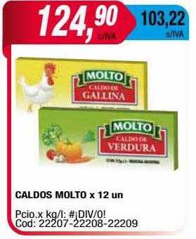 Maxiconsumo Caldos molto oferta
