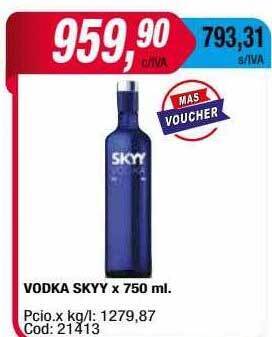 Maxiconsumo Vodka skyy oferta