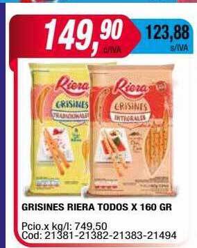 Maxiconsumo Grisines riera todos oferta