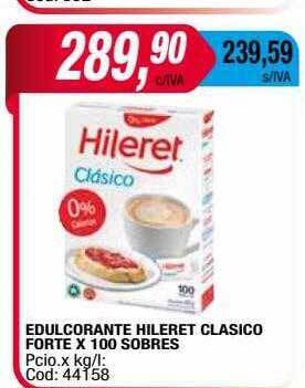 Maxiconsumo Edulcorante hileret clasico forte oferta