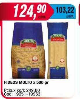 Maxiconsumo Fideos molto oferta