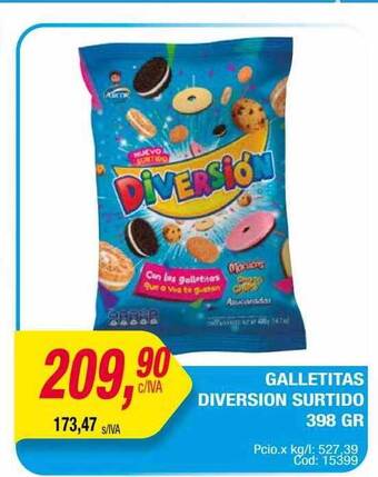 Maxiconsumo Galletitas diversion surtido oferta