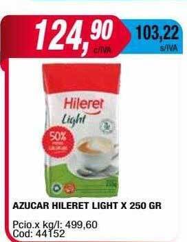 Maxiconsumo Azucar hileret light oferta