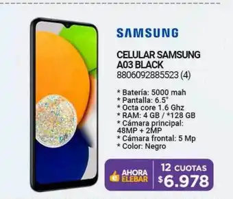 Punto Blu Celular samsung a03 black oferta