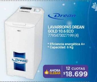 Punto Blu Lavarropas drean gold 10.6 eco oferta
