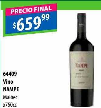 Micropack Vino nampe malbec oferta