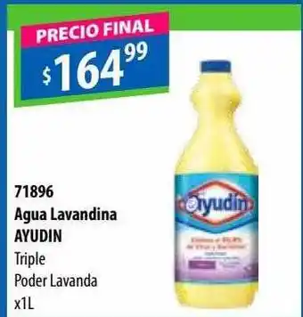 Micropack Agua lavandina ayudin triple poder lavanda oferta