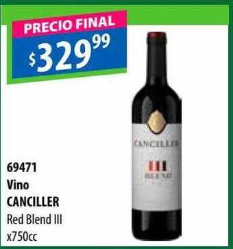 Micropack Vino canciller red blend iii oferta