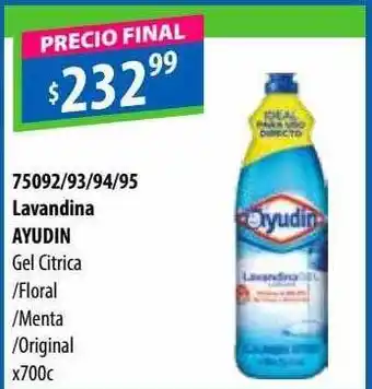 Micropack Lavandina ayudin gel citrica floral menta original oferta