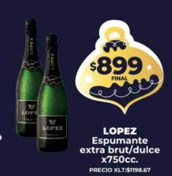 Supermayorista Vital Lopez espumante extra brut dulce oferta