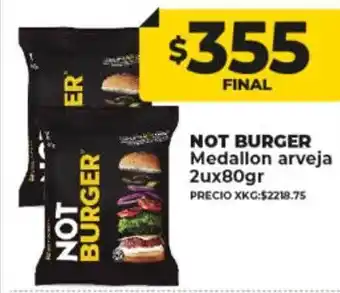 Supermayorista Vital Not burger medallon arveja oferta