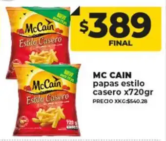 Supermayorista Vital Mc cain papas estilo casero oferta