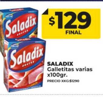 Saladix galletitas varias
