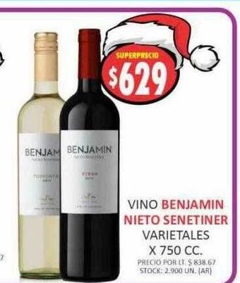 Supermercados Becerra Vino benjamin nieto senetiner oferta