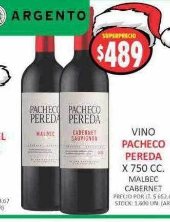 Supermercados Becerra Vino pacheco pereda oferta