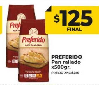 Supermayorista Vital Preferido pan rallado oferta