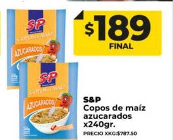 Supermayorista Vital S&p copos de maíz azucarados oferta