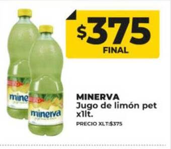 Supermayorista Vital Minerva jugo de limón pet oferta