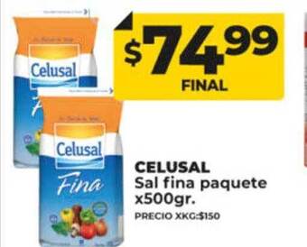 Supermayorista Vital Celusal sal fina oferta