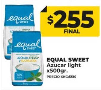 Supermayorista Vital Equal sweet azucar light oferta