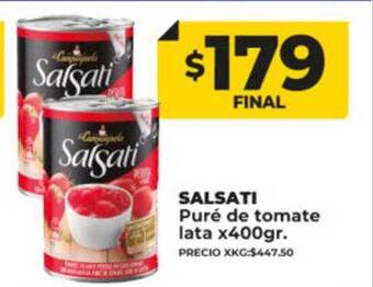 Supermayorista Vital Salsati puré de tomate oferta
