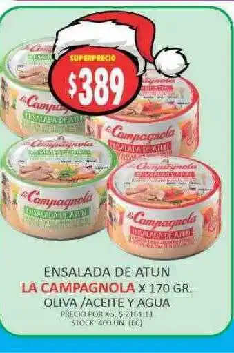 Ensalada de atun la campagnola