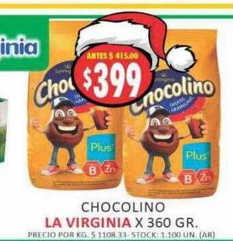 Supermercados Becerra Chocolino la virginia oferta