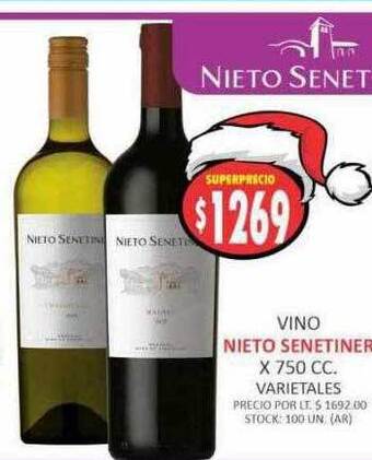 Supermercados Becerra Vino nieto senetiner oferta