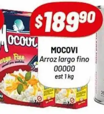Almacor Mocovi arroz largo fino 00000 oferta
