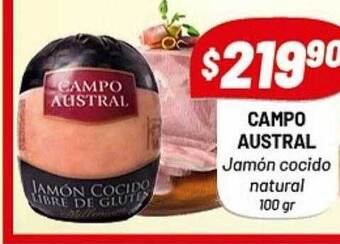 Almacor Campo austral jamón cocido natural oferta