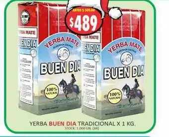 Supermercados Becerra Yerba buen dia oferta
