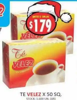 Supermercados Becerra Te velez oferta