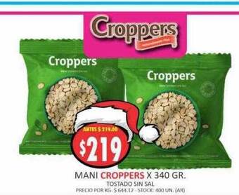 Supermercados Becerra Mani croppers oferta