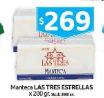 Cordiez Manteca las tres estrellas oferta