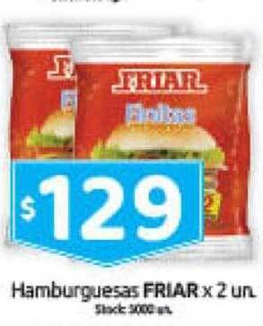Cordiez Hamburguesas friar oferta
