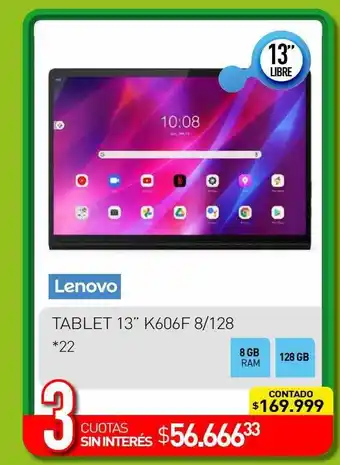 La Anonima Lenovo tablet 13 oferta