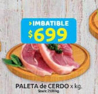 Cordiez Paleta de cerdo x kg oferta