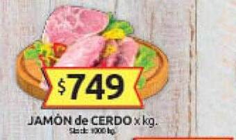 Cordiez Jamón de cerdo x kg oferta