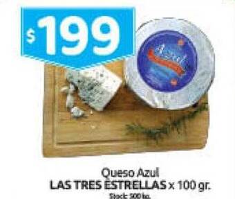 Cordiez Queso azul las tres estrellas oferta