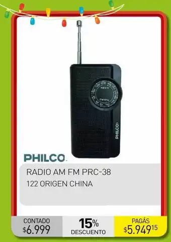 La Anonima Philco radio am fm prc-38 oferta
