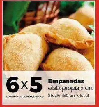 Disco Empanadas elab. propia x un oferta