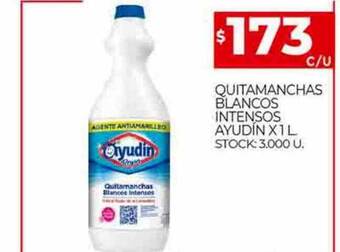 Supermercados DIA Quitamanchas blancos intensos ayudín oferta