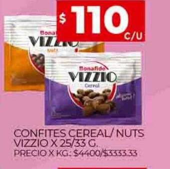 Supermercados DIA Confites cereal - nuts vizzio oferta