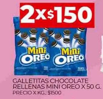 Supermercados DIA Galletitas chocolate rellenas mini oreo oferta