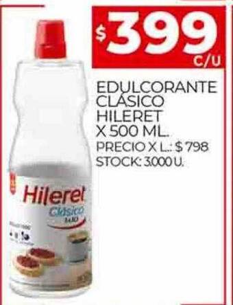 Supermercados DIA Edulcorante clásico hileret oferta