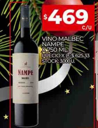 Supermercados DIA Vino malbec nampe oferta
