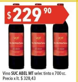 Hergo Vino suc abel mt selec tinto x 700 cc oferta