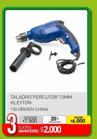 La Anonima Taladro percutor 13mm kleyton oferta