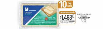 La Anonima Queso por salut trozado oferta