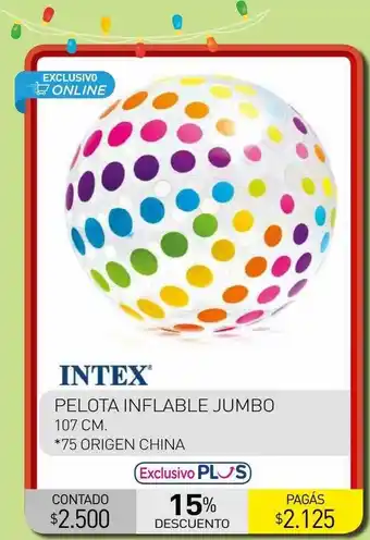 La Anonima Intex pelota inflable jumbo oferta